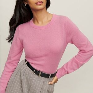 Reformation Pink Cashmere Sweater